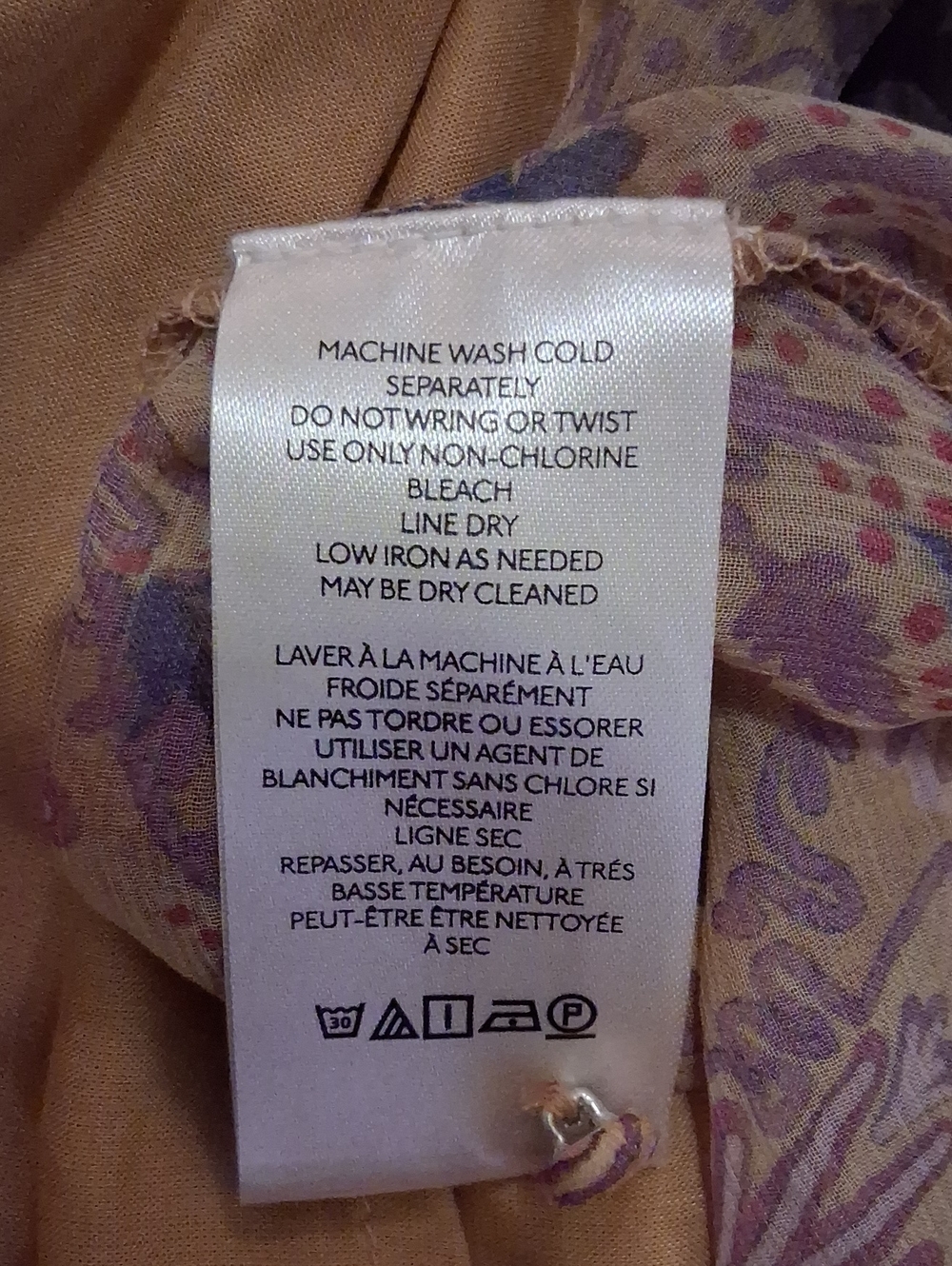 Anthropologie Mustard Yellow/Lavender Floral Tiered Maxi Dress. Size Medium NWT - Picture 15 of 15